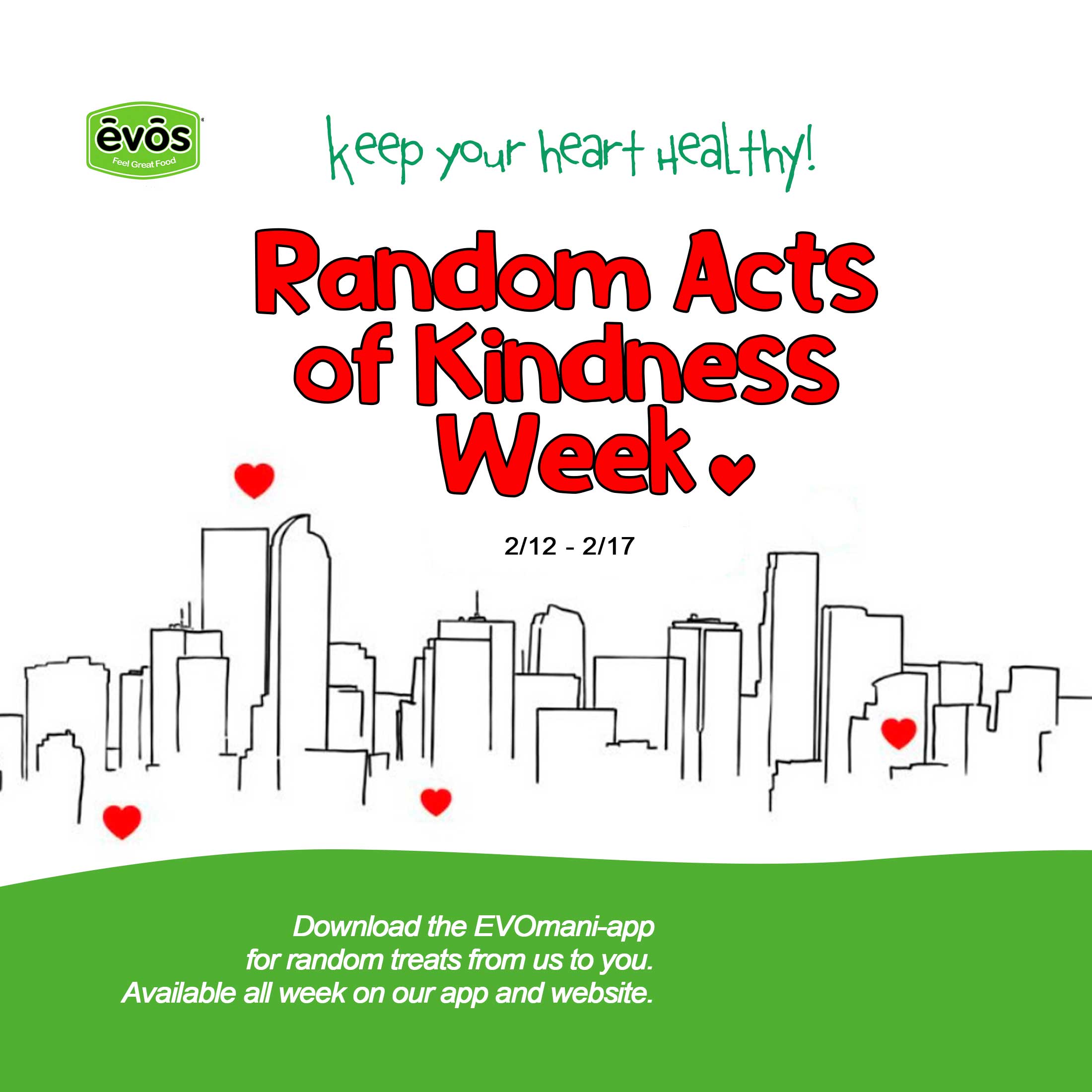 EVOS Random Acts of Kindness Week